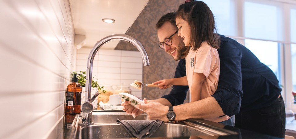 Växjö centrum från Brf Vattentornet